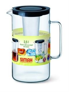 Посуда для напитков Кувшин 2.5л с фильтром classic Simax