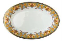 Столовая посуда Тарелка овальная Гарда Декор 30 см