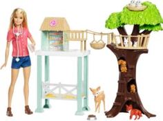 Куклы Кукла Mattel Набор Barbie Спасатель животных 29 см