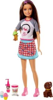 Куклы Кукла Mattel набор Barbie Сестры и щенки 23 см
