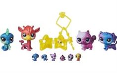 Набор игровой для девочек Игровой набор Hasbro Littlest Pet Shop 11 космических Петов
