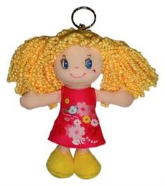Куклы Кукла в красном платье ABtoys с колечком 15 см