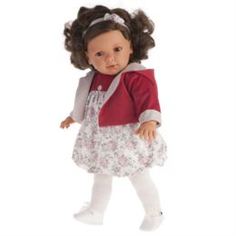 Куклы Кукла Munecas Аделина в красном 55 см
