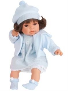 Куклы Кукла Munecas Лина в голубом озвученная 37 см
