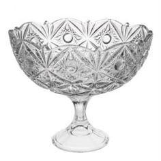 Посуда для напитков Салатник на ножке тукана-миранда 22 см Crystalite bohemia