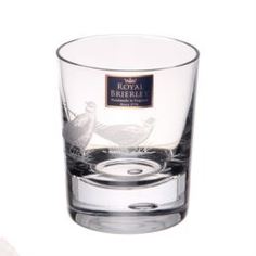 Посуда для напитков Стакан для виски Dartington crystal engraved фазан 300мл