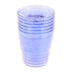 Одноразовая посуда Стакан Super кристалл голубой 0.2 л 6 шт