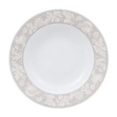 Столовая посуда Тарелка глубокая Porcelaine du reussy sancerre 22 см декор solene