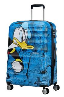 Рюкзаки и чемоданы Чемодан American Tourister Доналд Дак Wavebreaker Disney Spinner M