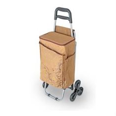 Рюкзаки и чемоданы Сумка-холодильник на колесиках Thermos Wheeled Shopping Trolley коричневая 28 л