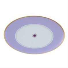Столовая посуда Тарелка подстановочная фиолетовая Vista alegre Авалон