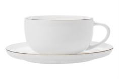 Чайные пары и сервизы Чашка с блюдцем Maxwell & Williams Кашемир Голд 300 мл