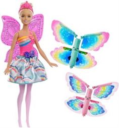 Куклы Кукла Mattel Barbie Dreamtopia с летающими крыльями FRB08