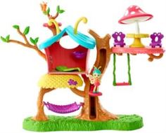 Набор игровой для девочек Игровой набор Mattel Enchantimals Клубный дом с куклой Бакси Бабочка