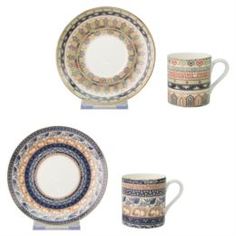 Чайные пары и сервизы Набор кофейных пар Top art Тескоко 90мл 2шт