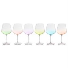 Посуда для напитков Набор фужеров Crystalite Bohemia Стрикс/Арлекино для вина 6х600 мл