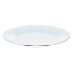 Столовая посуда Тарелка обеденная 24 см Kutahya porselen Caprice отводка платина