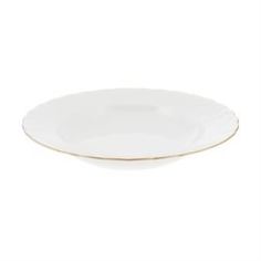 Столовая посуда Тарелка суповая 22 см Kutahya porselen Basak отводка золото