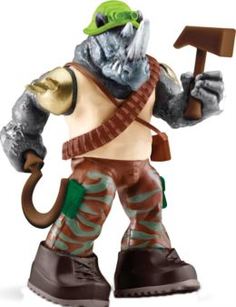 Набор игровой для мальчиков Фигурка Playmates Черепашки-ниндзя Классический Рокстеди 12 см