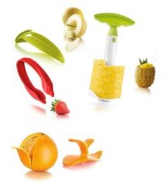 Ножи, ножницы и ножеточки Набор из 4 устройств для чистки фруктов Tomorrows kitchen