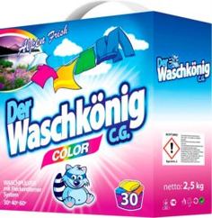 Средства для стирки и ухода за бельем Стиральный порошок Der Waschkonig C.G. Color Для цветного белья 2,5 кг