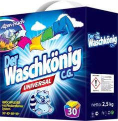 Средства для стирки и ухода за бельем Стиральный порошок Der Waschkonig C.G. Universal 2,5 кг