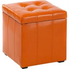 Столы, стулья и пуфики Пуфик Vental пф-2 оранжевый