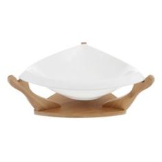 Столовая посуда Блюдо треугольное Gujin на деревянной подставке