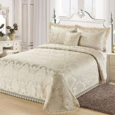 Пледы и покрывала Покрывало240х260 жаккард кружево Sofi De Marko (ПОК-2СМ-240Х260)