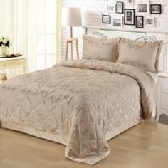 Пледы и покрывала Покрывало 240х260 жаккард стеганное Sofi De Marko (ПОК-Н-№3-240Х260)