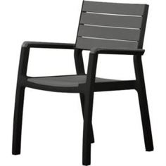 Кресла и стулья Cтул с подлокотниками Harmony Grey Keter (224704)