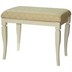 Столы, стулья и пуфики Банкетка Виктория-Мебель Б-12 слоновая кость 60х40х48см
