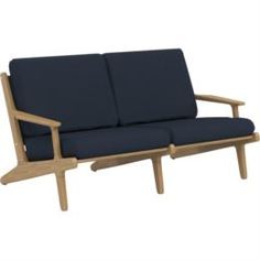 Мебель Yachtline Диван двухместный 805в х 1550ш х 935г ироко темно-синий - SG.12.05.150 Yachtline