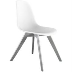 Столы, стулья и пуфики Стул SH-N 62,5х60х88 см белый/серый
