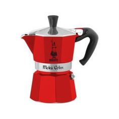 Чайники, кофейники, турки Кофеварка гейзерная Bialetti Moka Express Rossa на 3 чашки