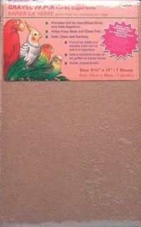 Корм, лакомства и минералы для птиц Песочное дно для птиц PENN PLAX Gravel Paper 24x38 см