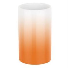 Принадлежности для ванной Стакан фарфоровый оранжевый Spirella Tube Gradient