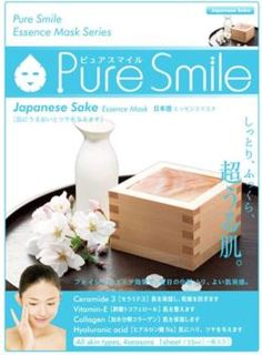 Уход за кожей лица Маска для лица SunSmile Pure Smile Essence Mask Japanese Sake 23 мл