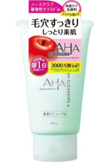 Уход за кожей лица Пенка для лица очищающая с фруктовыми кислотами AHA Sensitive Cleansing Research, 120 г
