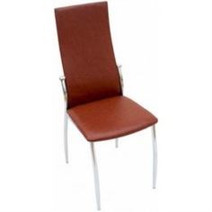 Столы, стулья и пуфики Стул Leset 7312 хром + коричневый