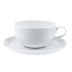 Чайные пары и сервизы Чашка чайная с блюдцем 340мл выбор Portmeirion/портмейрион (белая)