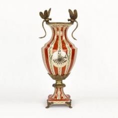 Вазы Ваза фарфоровая с бронзой74х20х50 см Wah luen handicraft