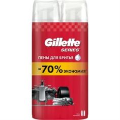 Средства для/после бритья Набор пен для бритья Gillette Conditioning 250 мл + Sensitive Skin Для чувствительной кожи 250 мл