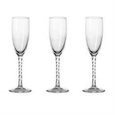 Посуда для напитков Набор фужеров для шампанского Luminarc 3 штуки 170мл authentic (H5652)