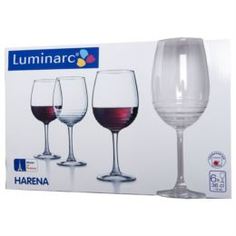 Посуда для напитков Набор бокалов для вина 3 шт. 360 мл Luminarc Harena