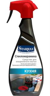 Средства для кухни Средство Starwax Стеклокерамика для ежедневного мытья 500 мл