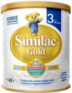 Смеси для детского питания Детское молочко Similac Gold 3 с 12 месяцев 400 г
