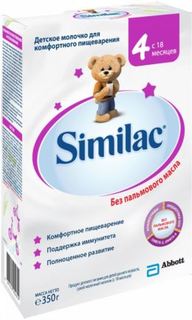 Смеси для детского питания Детское молочко Similac 4 с 18 месяцев 350 г