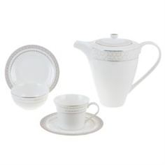 Чайные пары и сервизы Сервиз чайный Macbeth bone porcelain shepard 25 предметов 6 персон