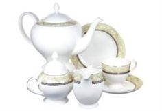 Чайные пары и сервизы Сервиз чайный Emerald Романтика на 6 персон 21 предмет